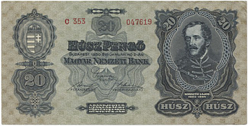 20 Pengö 1930 (Kossuth)