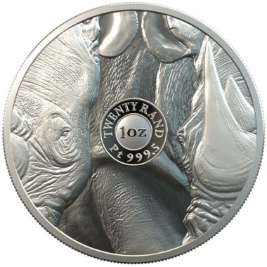 Big Five I - Rhino 1 Ounce Platinum